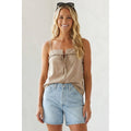Knitting Detail Tank Top